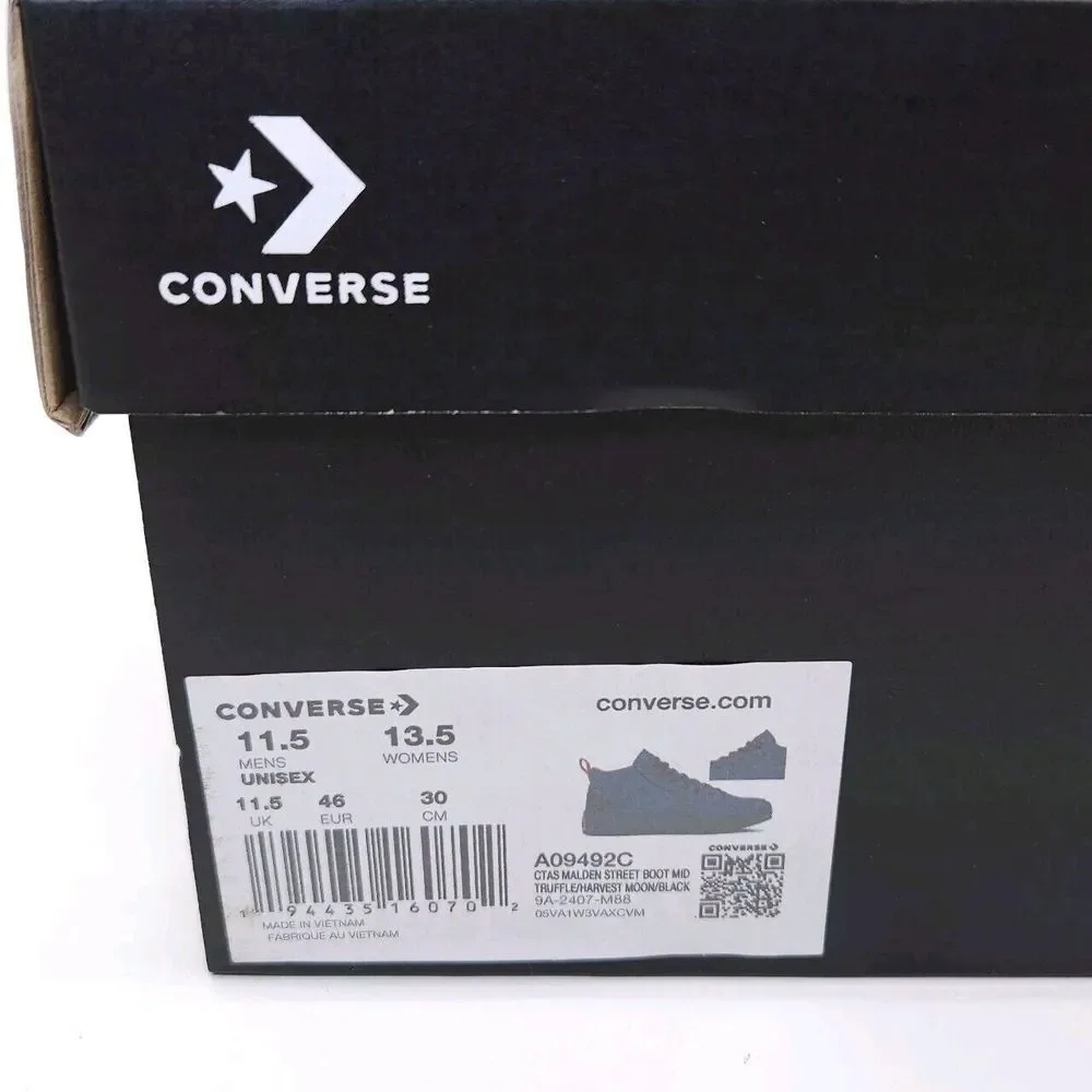 Converse Chuck Taylor Mens 11.5‎ All Star Malden Street Mid Lace Up Boot Tectuff